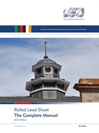 Cover of rolled lead sheet